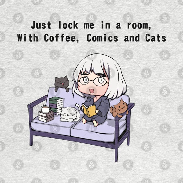 Coffee, Comics and Cats by Escape Reality Comics
